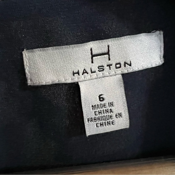 H by Halston Women’s Blue Watercolor High Low Sleeveless Midi Dress, Size 6 - Picture 7 of 11